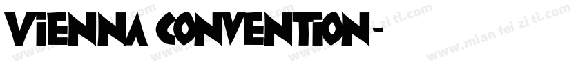 Vienna Convention字体转换